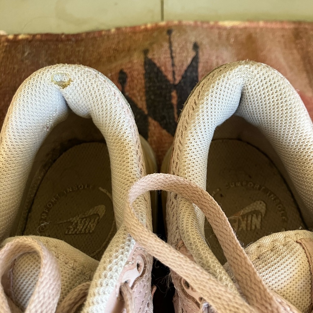 Nike Air Max Women's Blush Pink and Cream Sneakers - Picture 6 of 9